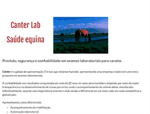 Tablet Screenshot of canterlab.com.br